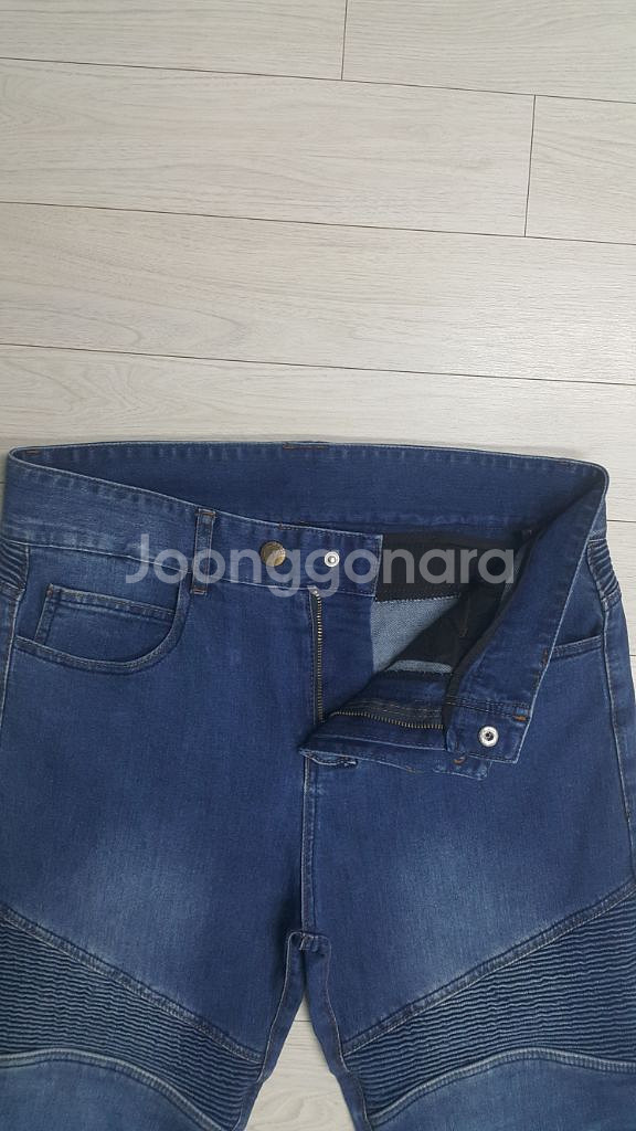 모토팬츠(사방스판) 오토바이청바지 32인치 해외판!--3