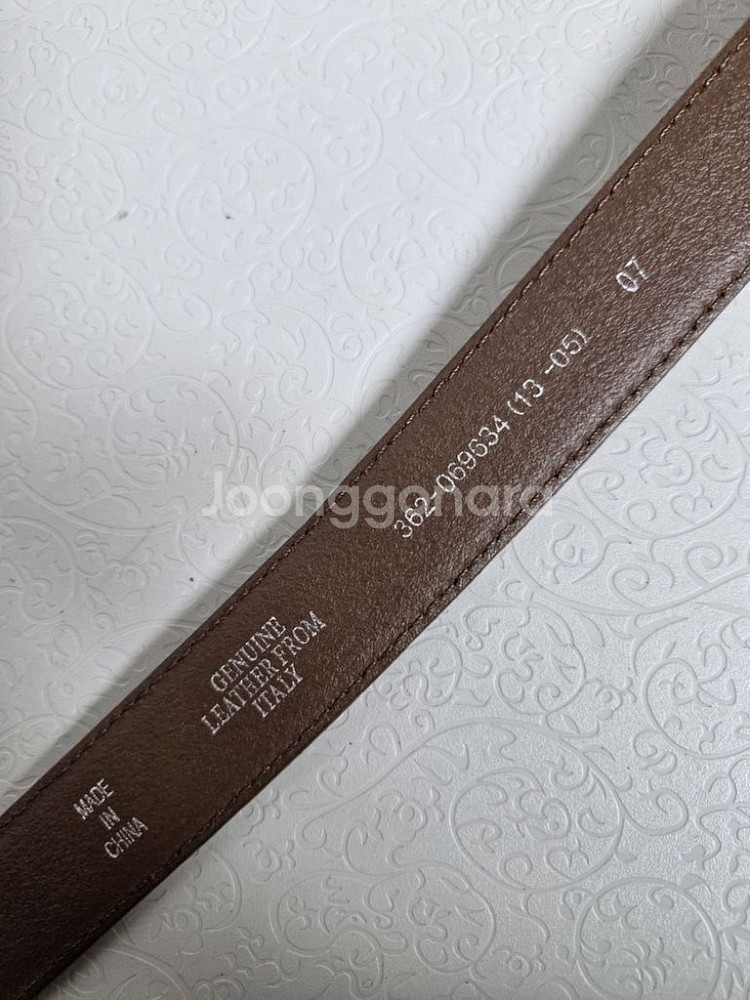 GENUINE LEATHER FROM 이태리 가죽벨트--3