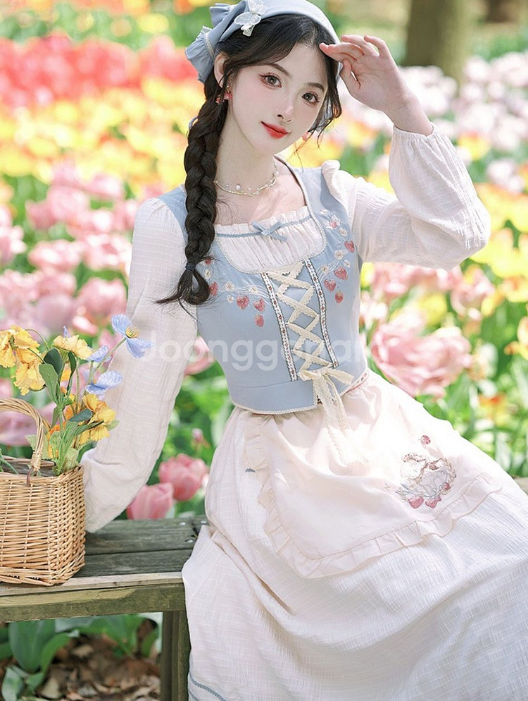 (보증금X) 알프스 소녀 드레스 대여합니다 (졸업사진)--1