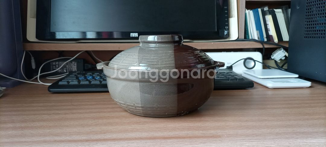 3색 전골 냄비, ceramic stone bowl--1