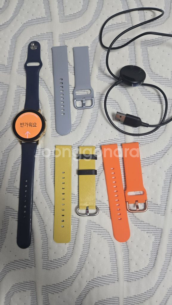 갤럭시 워치 액티브2 44mm 골드 블루투스--0