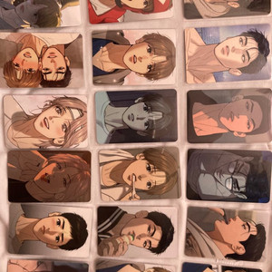 비엘 웹툰 징크스 포토카드 18종 풀셋 일괄양도판매