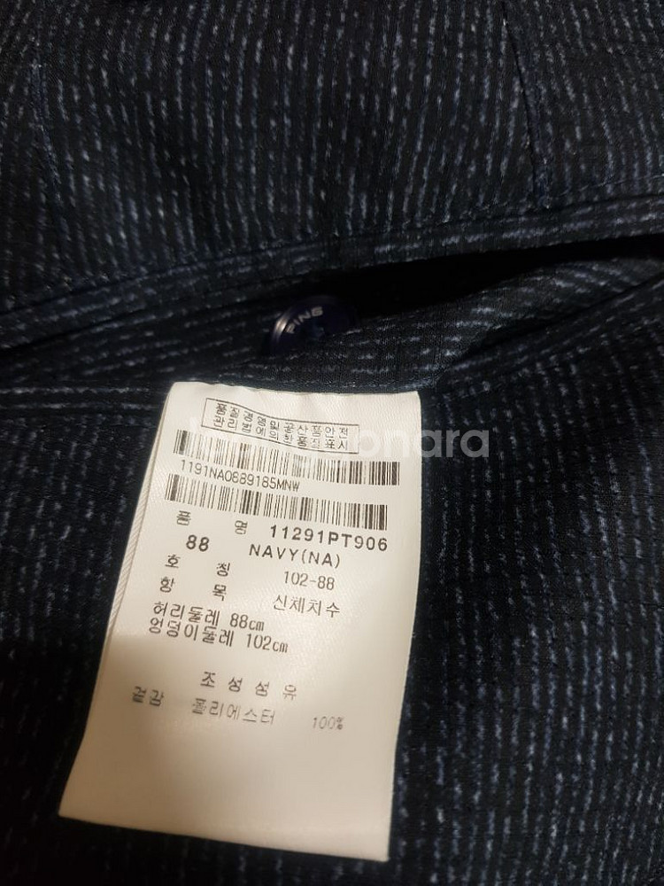 [34] 핑 골프 프린트 매직홀 노턱팬츠--4