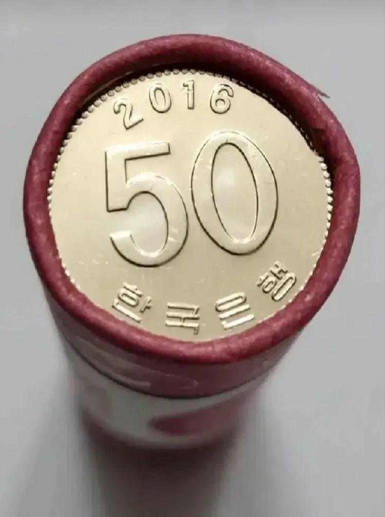 한국은행 단종 롤 동전 500원 2롤 주화 동전 100 이미지