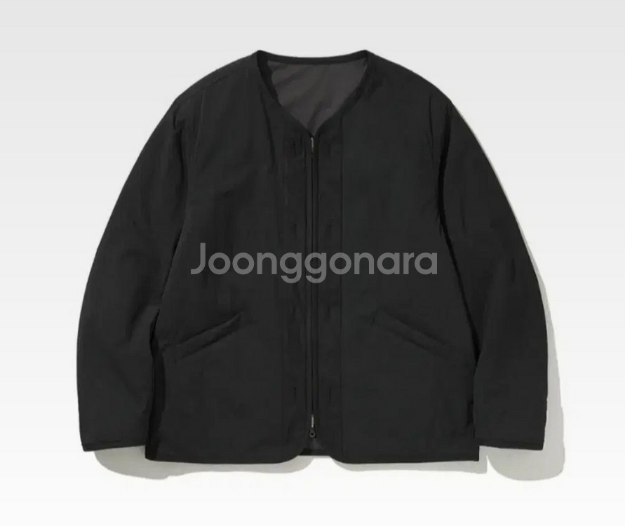 25ss 히즈핸더 라이너자켓 블랙/차콜 1size--0