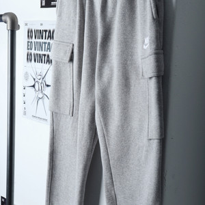 (XL-2XL) 나이키 트레이닝복 바지 카고 그레이