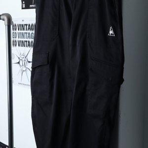 (2XL) 르꼬끄 트레이닝복 바지 빅사이즈 블랙 카고