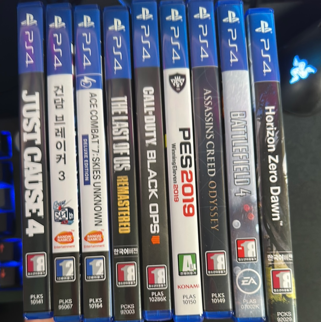 ps4 타이틀입니다!