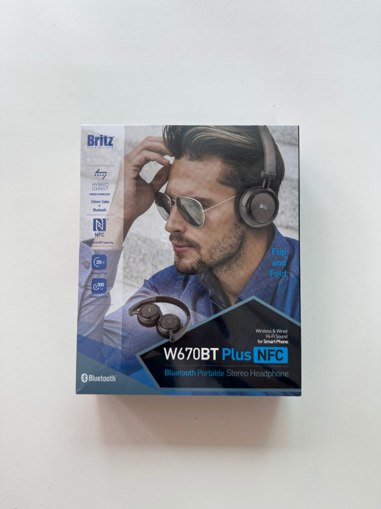 브리츠 블루투스헤드폰(미개봉새상품)W670BT-PLUS