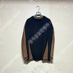 시스템옴므 면 혼방 텍스쳐 블록 티셔츠