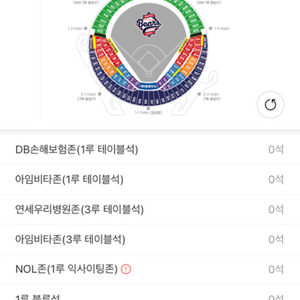 4/27 롯데 두산 테이블 3연석 구합니다.
