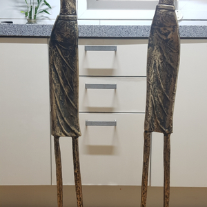 대형 황동 조형물, 예술작품, 작가작품 2점 일괄