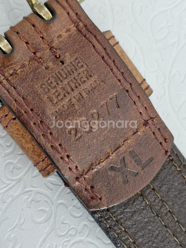 GENUINE LEATHER 통가죽벨트 정품--3