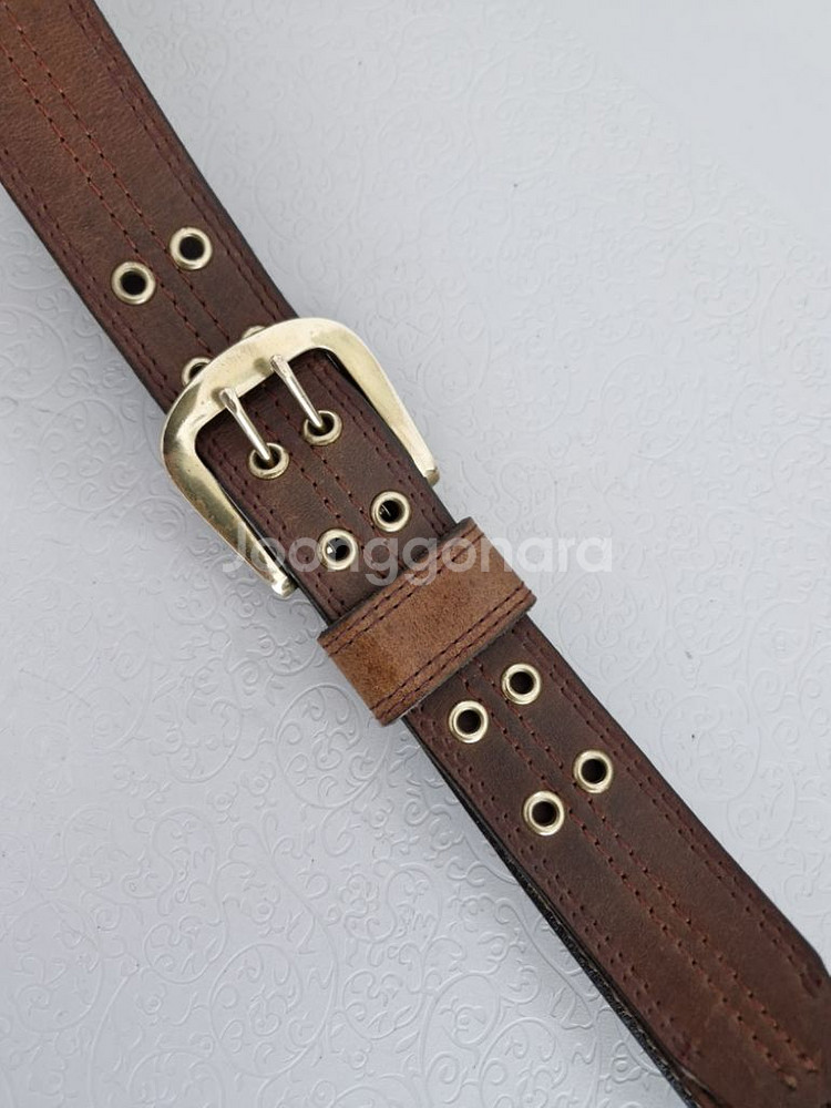 GENUINE LEATHER 통가죽벨트 정품--1