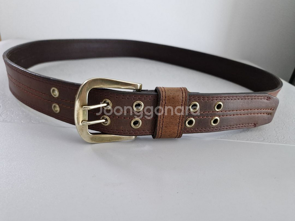 GENUINE LEATHER 통가죽벨트 정품--4