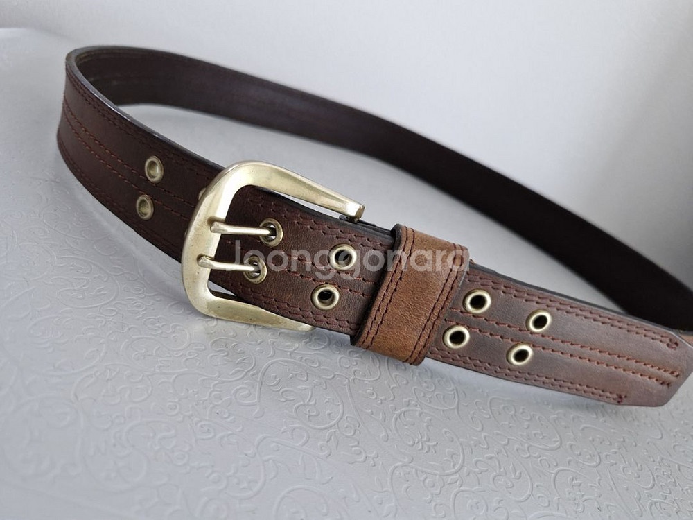 GENUINE LEATHER 통가죽벨트 정품--9