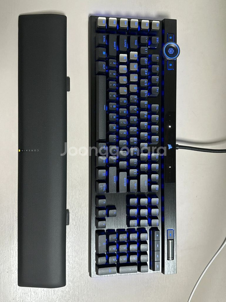 커세어 K100 RGB PBT 광적축 민트급--0