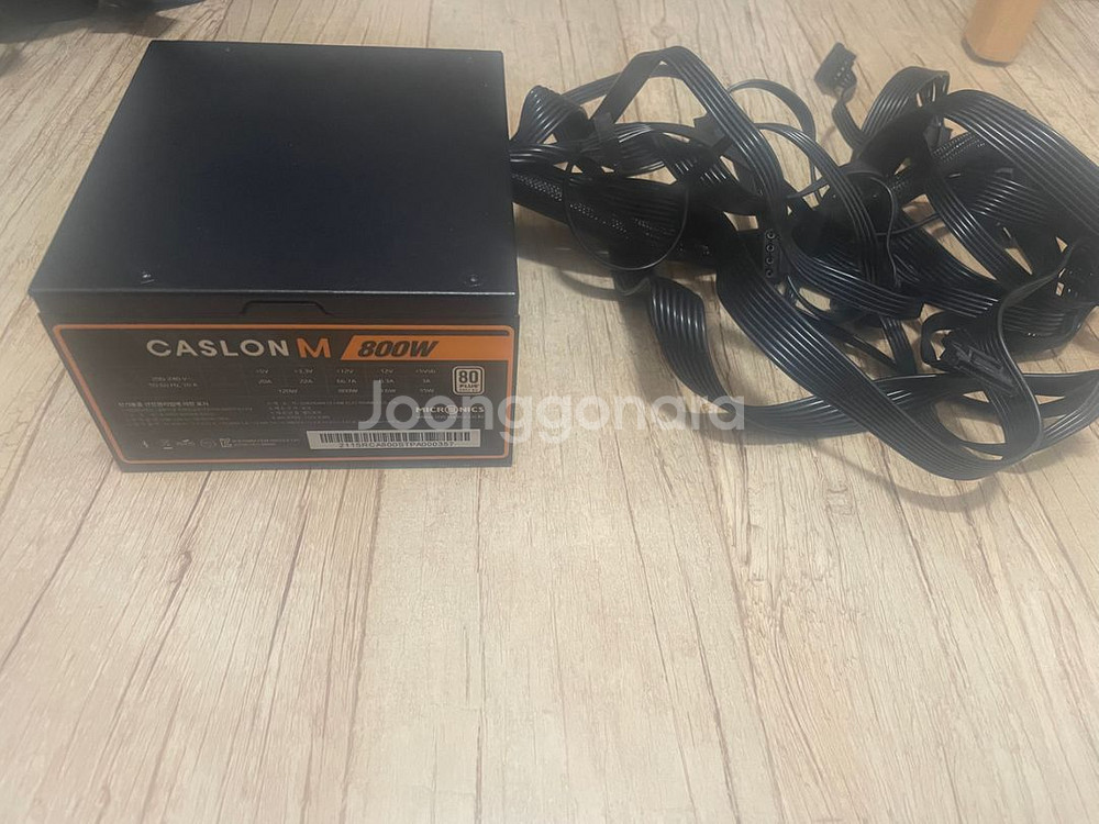 마이크로닉스 캐슬론 m 파워서플라이 800w 팝니다--3