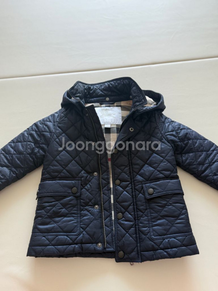 버버리칠드런 퀼팅자켓 3Y (100cm) 네이비--1