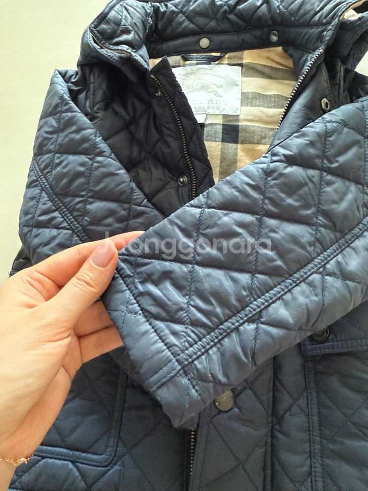 버버리칠드런 퀼팅자켓 3Y (100cm) 네이비--6