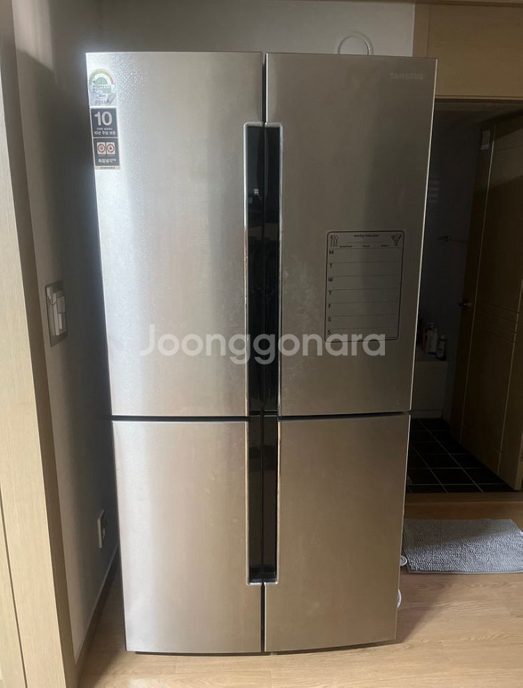 삼성지펠 메탈 T9000 4도어냉장고 901L--0