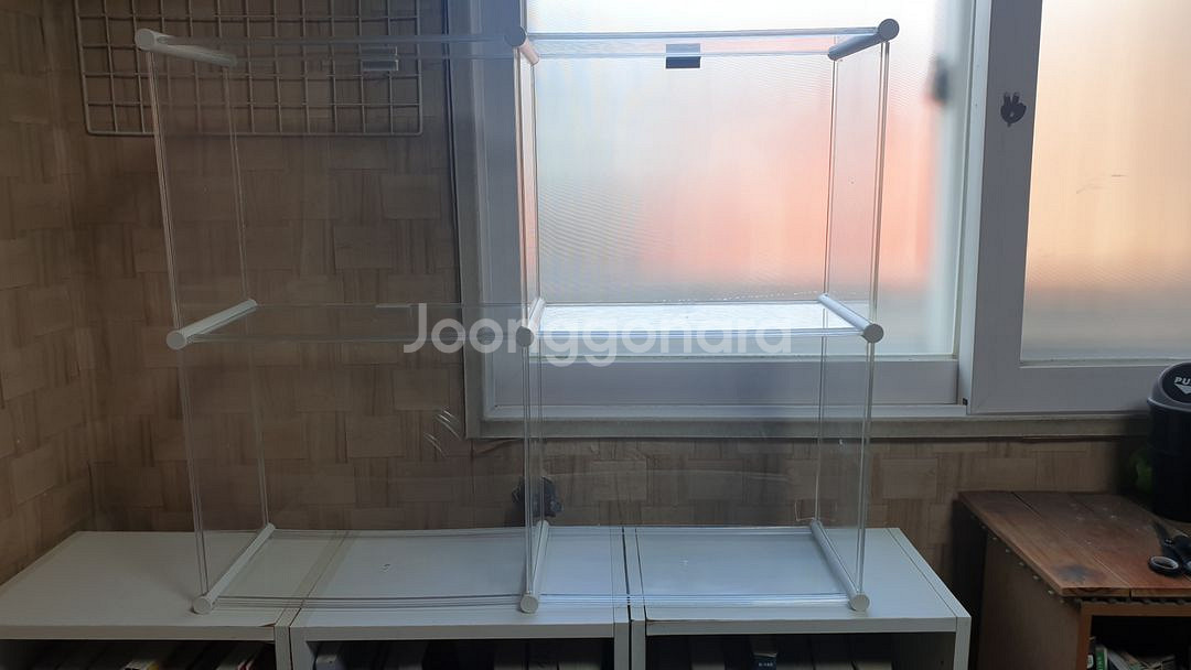 엠블럭 아크릴 장식장 I타입 4칸, I타입2칸+H타입2--1
