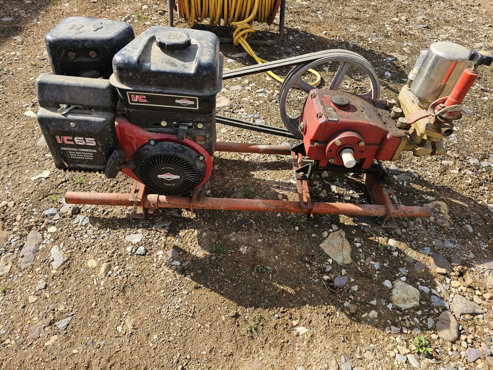 80a고압분무기(기름).호스200m.약대노즐.물통1t 이미지