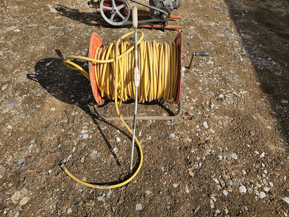 80a고압분무기(기름).호스200m.약대노즐.물통1t 이미지