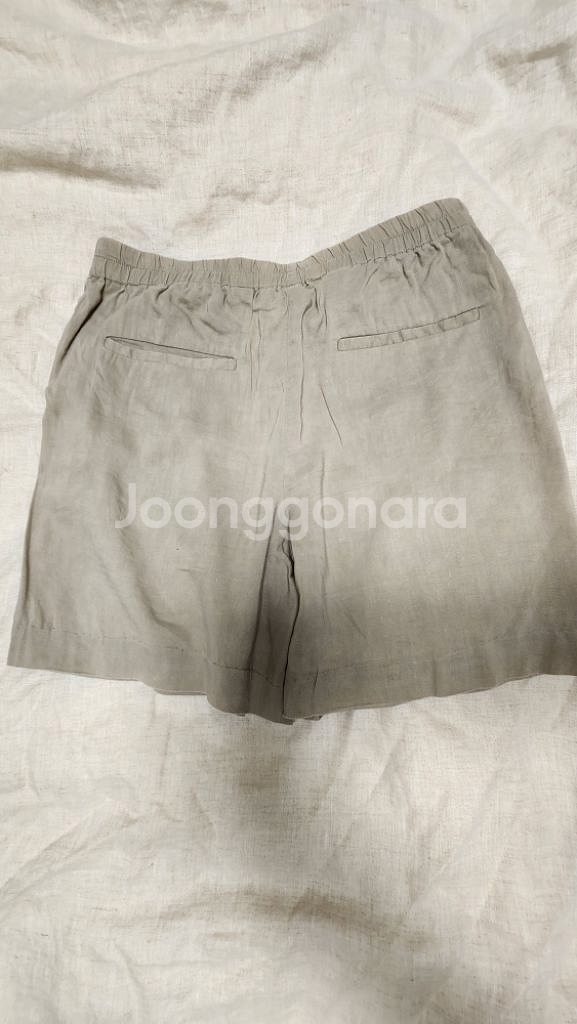 띠어리 린넨 반바지--1