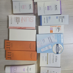 선크림 (AHC, 웰라쥬, 차앤박, 에뛰드, 달바)