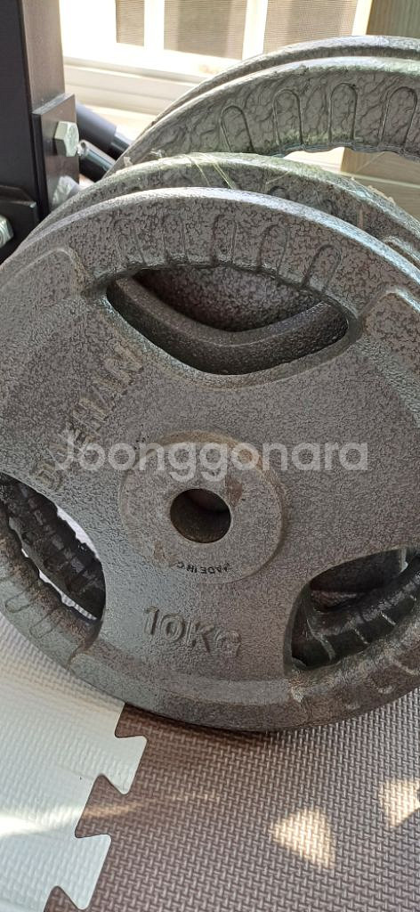경량원판 일괄(7.5kg 10kg 15kg 각 두개씩)--1