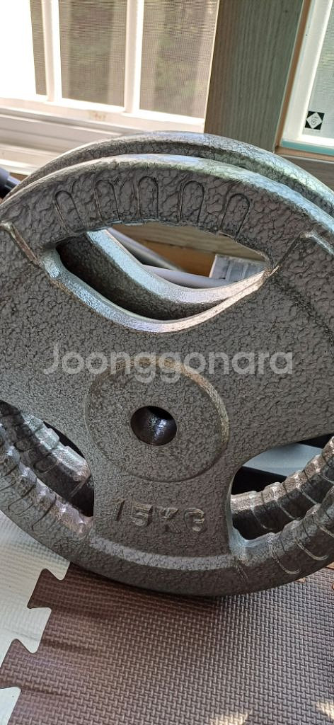 경량원판 일괄(7.5kg 10kg 15kg 각 두개씩)--2