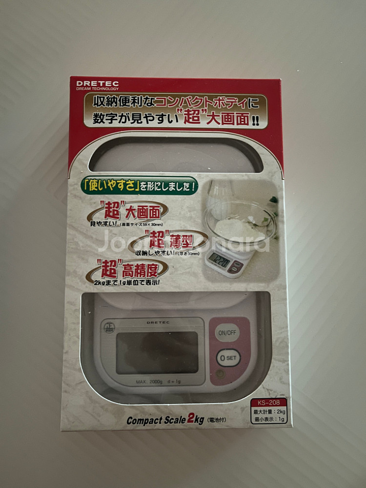 일본산 주방저울 2kg (새제품)--0