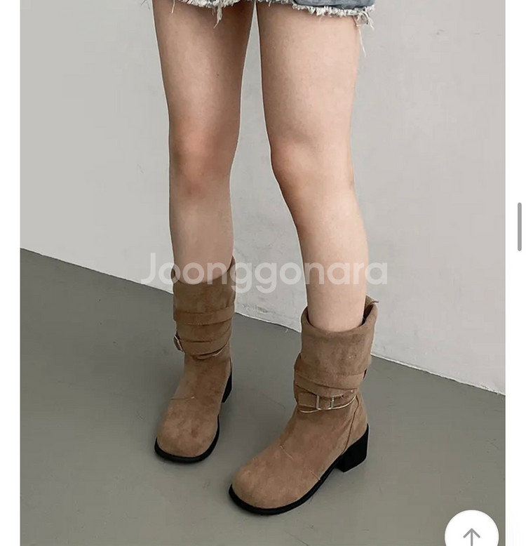 베이지 롱부츠 숏부츠 250--2