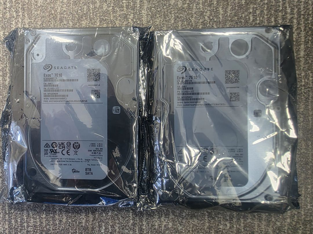 CCTV MDR용 HDD 씨게이트 엑소스 8TB--2