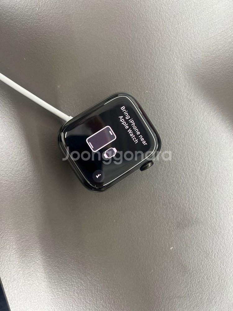 애플워치9 에르메스45mm 스테인레스 셀룰러 부품용--2