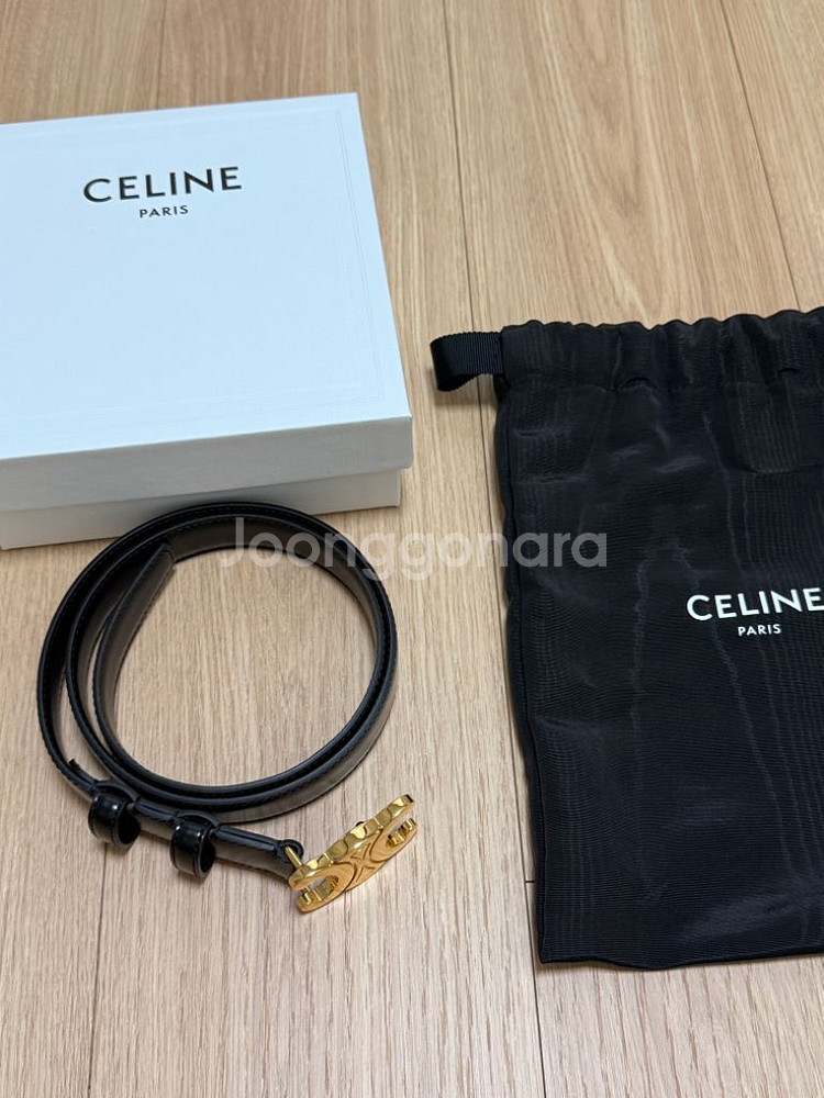 셀린느 벨트 정품 (미디움 25mm 75사이즈)--2