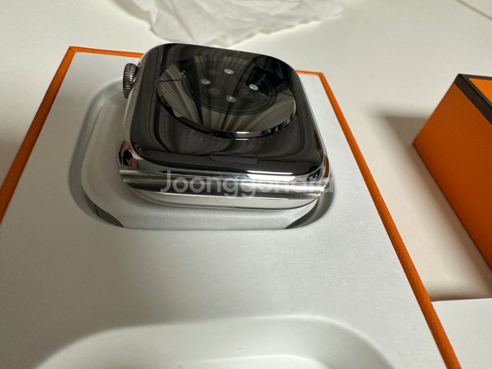 애플워치7 에르메스 45mm 실버 판매합니다--7