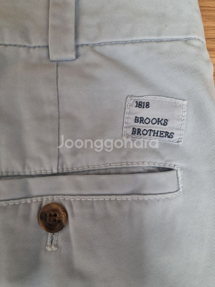 하늘색 브룩스 브라더스 면바지 35인치 brooks--2