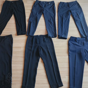 여성 데일리 바지 일괄 판매합니다. (총 6장)