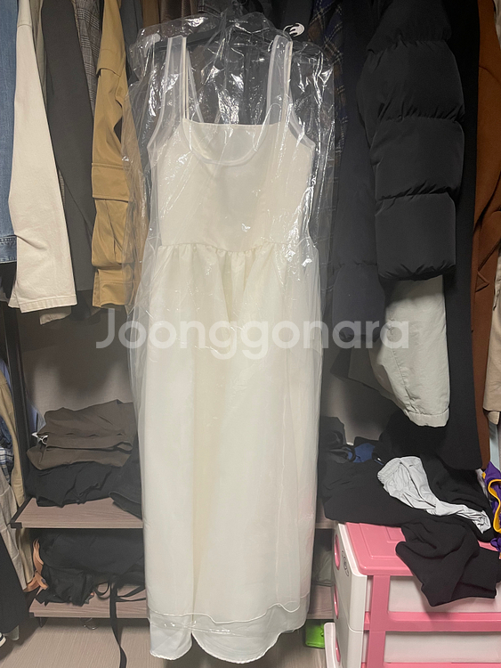 가니송 브라이덜 크리스탈 레이어드 드레스--0