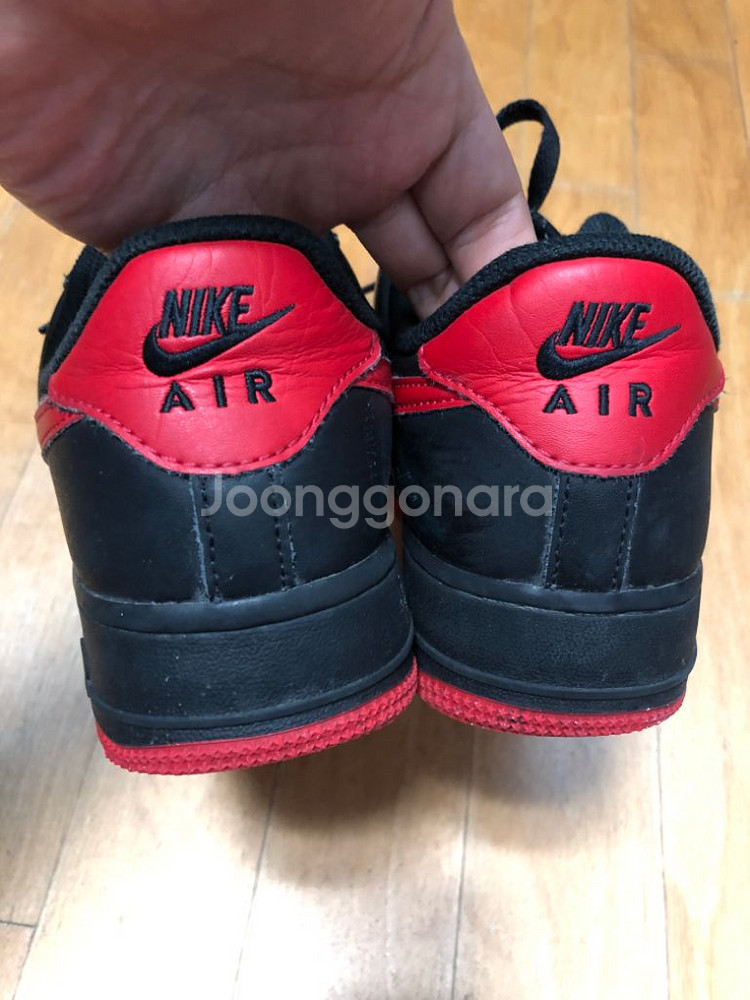 나이키 에어포스 1 07 유니버시티 레드 로우 245--6
