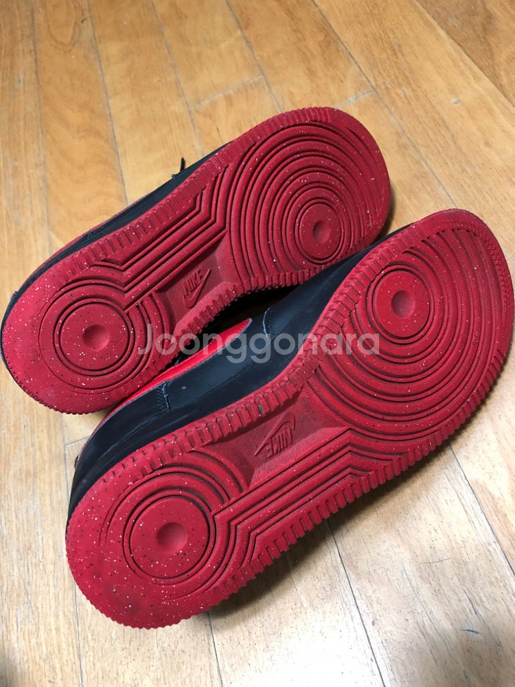 나이키 에어포스 1 07 유니버시티 레드 로우 245--7