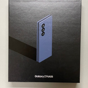 갤럭시Z 폴드6 네이비 256gb 미개봉 자급제