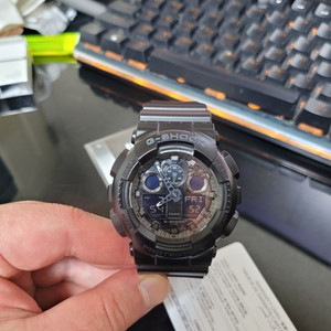 지샥 빅페이스 GA-100CF 블랙카모 쥐샥 군인전자시
