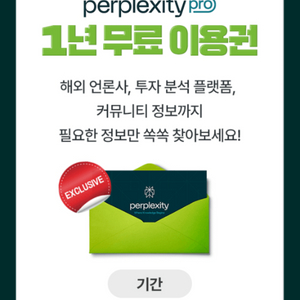 퍼플렉시티 pro 1년 이용권