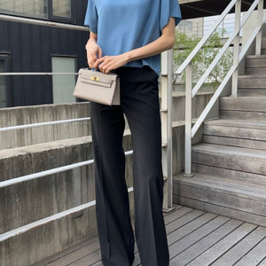 레디투웨어 R2W 실크 라이크 블라우스 여름 브이넥 반