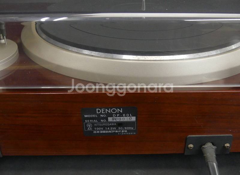 [외관 미품] 데논 DP-60L 턴테이블--8