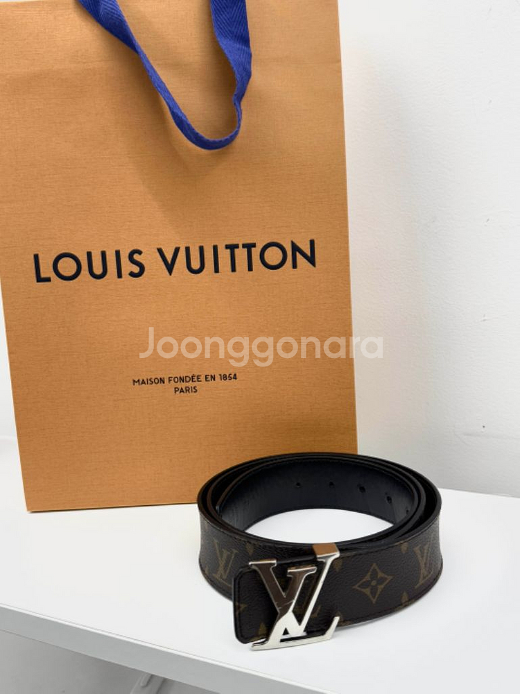 [백화점] 루이비통 LV 이니셜 벨트 모노그램 캔버스--2