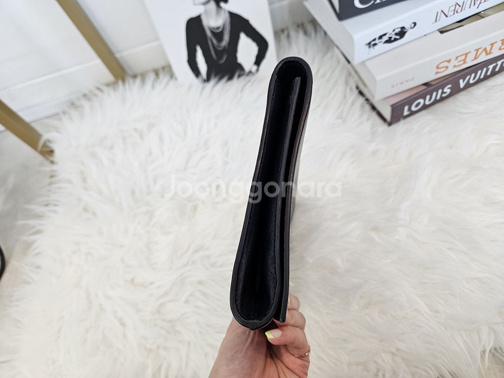 입생로랑 클러치백 딥네이비--4
